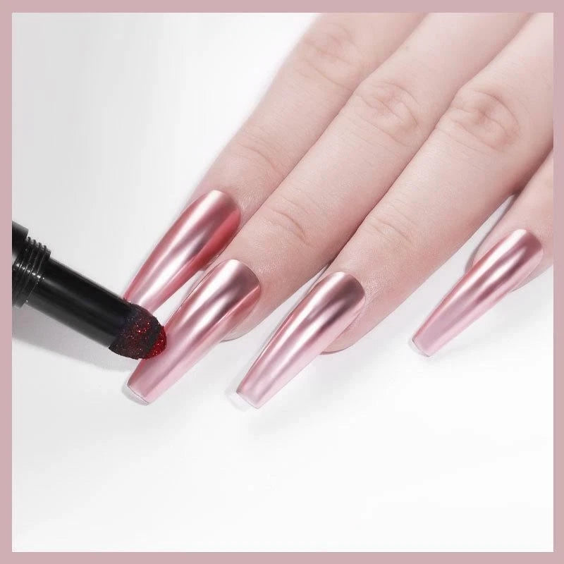 Chrome Nail Powder Pen for Gel Nails | Mirror Effect Pigment