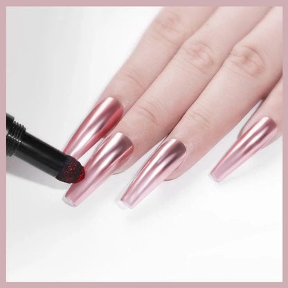 Chrome Nail Powder Pen for Gel Nails | Mirror Effect Pigment