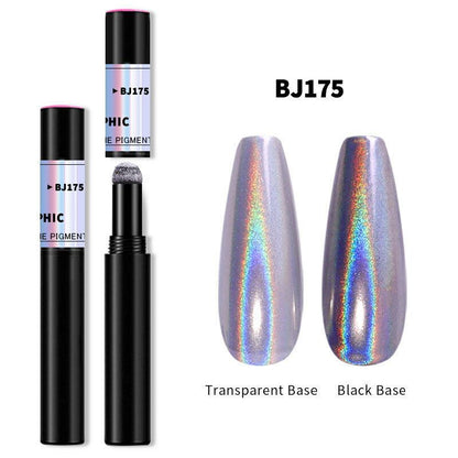 Chrome Nail Powder Pen for Gel Nails | Mirror Effect Pigment