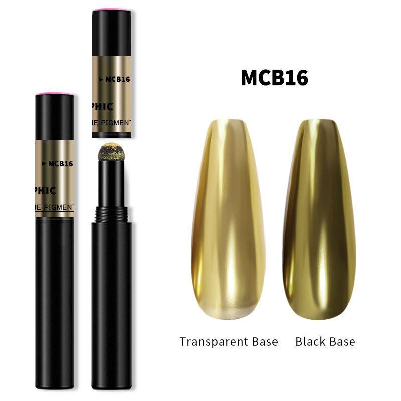 Chrome Nail Powder Pen for Gel Nails | Mirror Effect Pigment