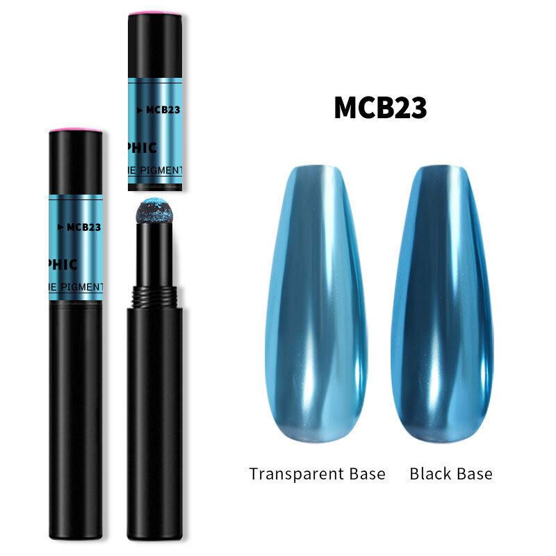 Chrome Nail Powder Pen for Gel Nails | Mirror Effect Pigment