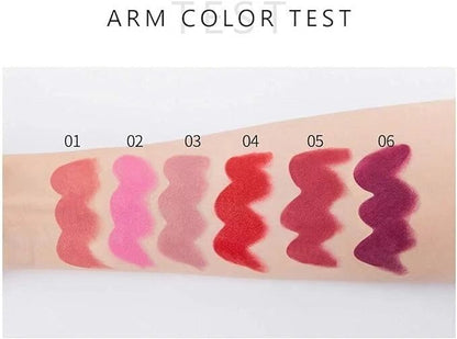 Handaiyan 6 Piece Matte Liquid Lipstick Set – Waterproof Long Lasting Velvet Nude