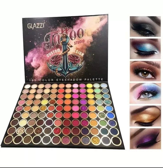 108 Color Eyeshadow Palette – Professional Pigmented Matte & Shimmer Makeup Palette