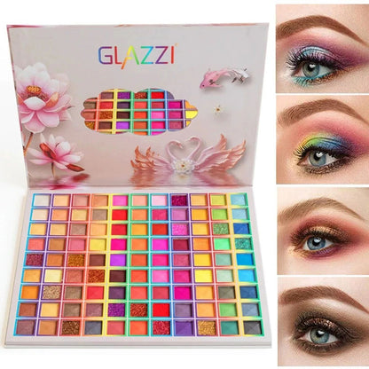 100 Color Eyeshadow Palette – Highly Pigmented Matte, Shimmer & Glitter Makeup Kit  Main Keyword