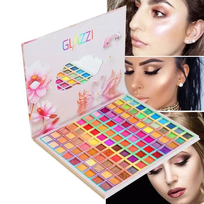 100 Color Eyeshadow Palette – Highly Pigmented Matte, Shimmer & Glitter Makeup Kit  Main Keyword
