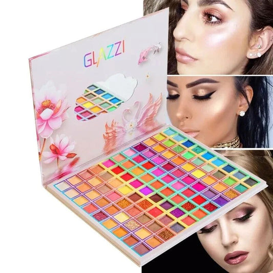 100 Color Eyeshadow Palette – Highly Pigmented Matte, Shimmer & Glitter Makeup Kit  Main Keyword