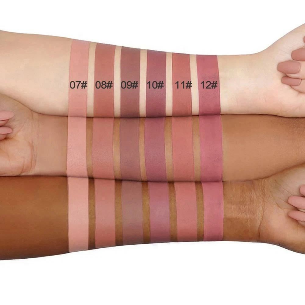 Handaiyan Matte Liquid Lipstick Set – 12 Long Lasting Waterproof Nude, Pink & Red Lipstick Collection