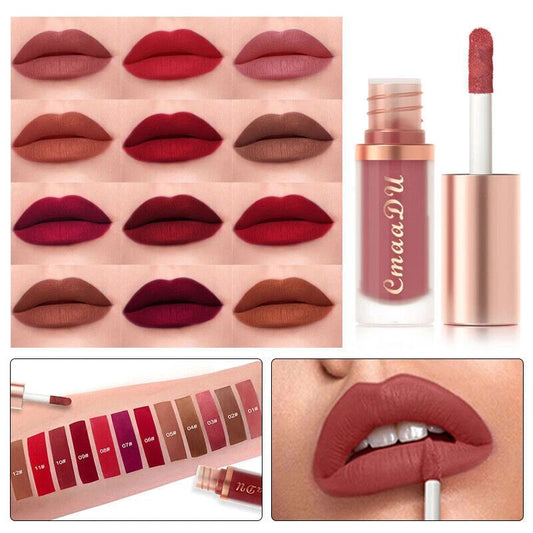6PcSet Lip Gloss Lipstick Matte Velvet Waterproof Long Lasting Makeup Set Gift