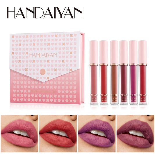 HANDAIYAN 12 Color Matte Liquid Lipstick Gift Set