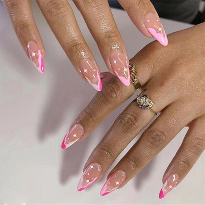 500Pc False Nail Tips | French Acrylic, 10 Sizes for DIY