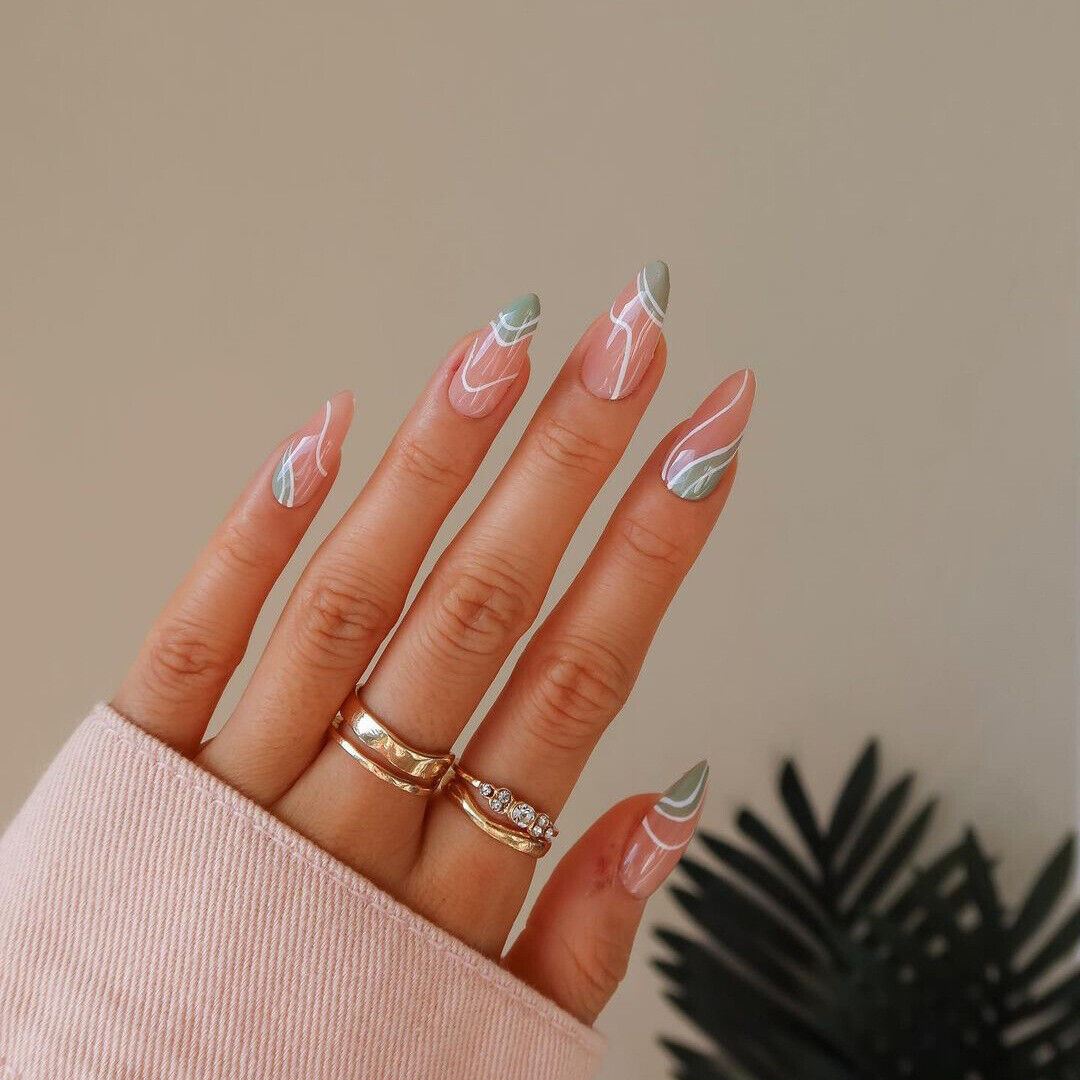 500Pc False Nail Tips | French Acrylic, 10 Sizes for DIY