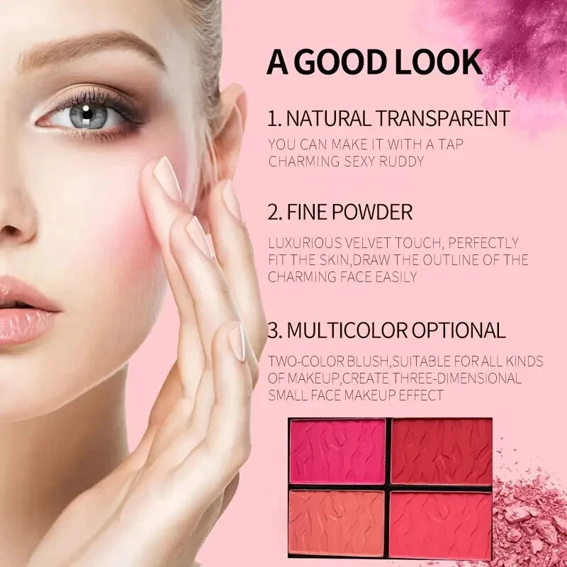 All-in-One Professional Makeup Kit – Eyeshadow, Blush, Lip Color & Face Powder Set